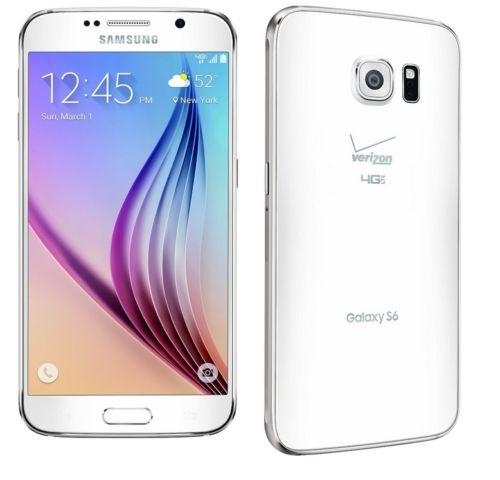 image of Samsung Galaxy S6 SM-G920V - 32GB - White Pearl Verizon