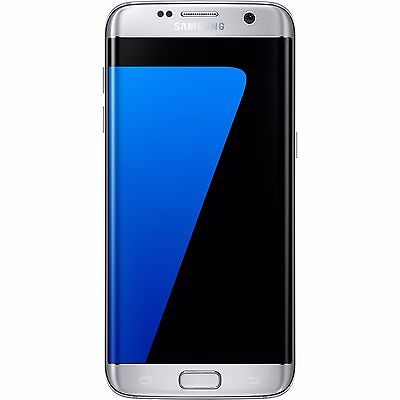 image of Samsung Galaxy S7 edge SM-G935 - 32GB - Silver Titanium ATT