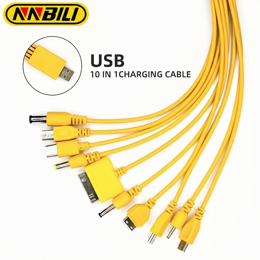10 in 1 USB Charging Data Cable