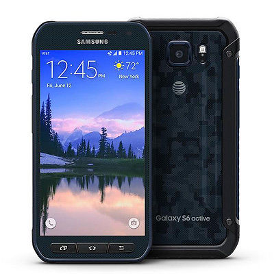 image of Samsung Galaxy S6 active SM-G890A - 32GB - Camo Blue Unlocked