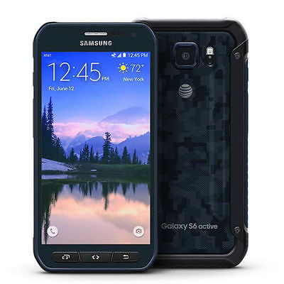image of Samsung Galaxy S6 active SM-G890A - 32GB - Camo Blue ATT